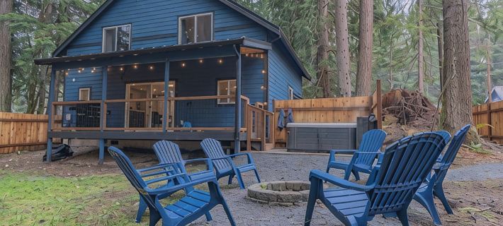 Rainier's Newest Luxury Chalet w/ Hot Tub-AC-WiFi Hoteles en Ashford