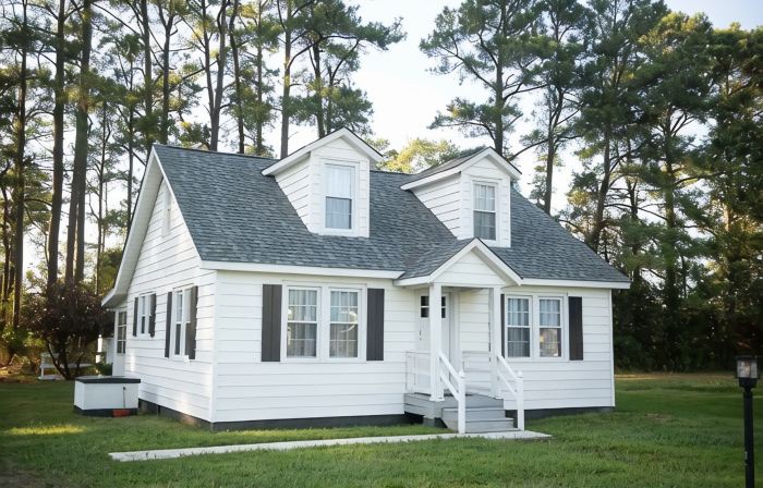 Mid-century modern meets classic cape on the coast.