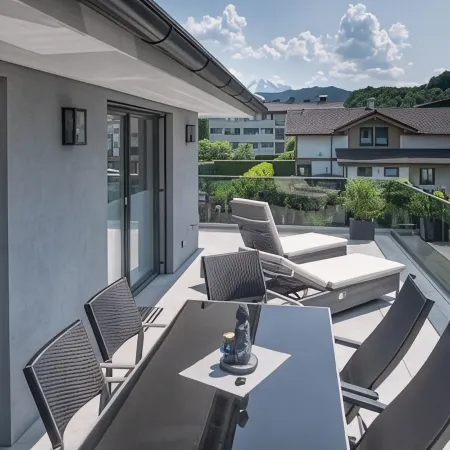 Luxurious penthouse apartment Hoteles en Anif