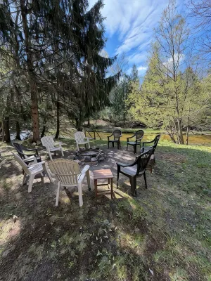 Sauna & Riverfront, 3-Bed 2-Bath, 175 ft on Betsie River, 1 Mile to Crystal Mtn