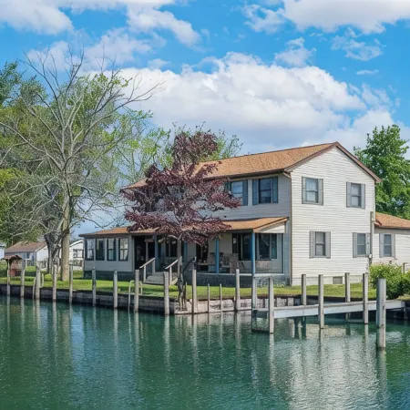 Spacious Home Off Lake St Clair On Harsens Island