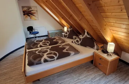 94sqm vacation apartment in the attic WLAN National Park Northern Black Forest quiet location - 2-Star