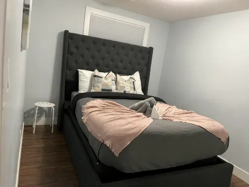 Entire One bedroom basement suite+Laundry+Kitchen - 홈스테이