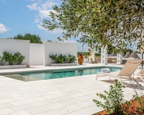 Designer villa with pool in Itria Valley Hotels in Cisternino
