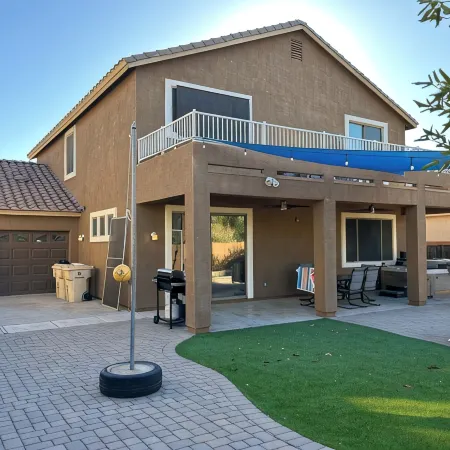 Heated Pool right next to stadium! All your needs covered with this one