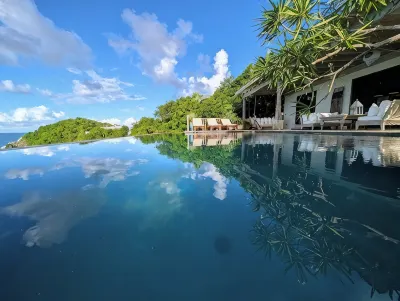 5 bedroom villa with pool in stunning clifftop location next to gorgeous beach Hotel a 