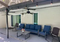 Heated pool.  4-bedroom house. 6.9 miles to honeymoon Beach.