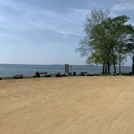 Bay view from Calvert Cliffs, Solomons Island & State Park nearby