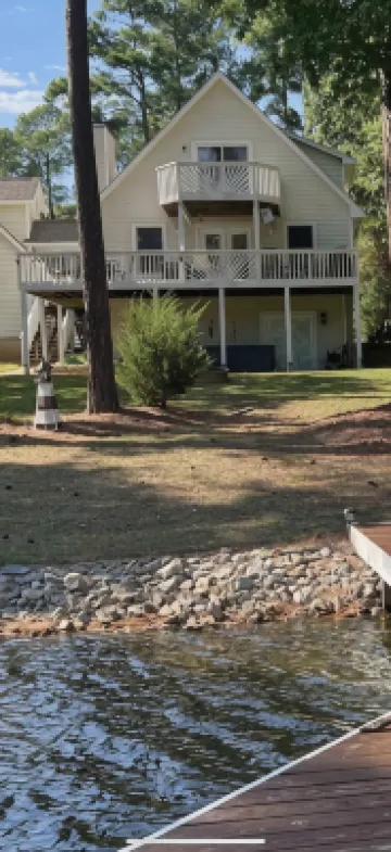 An amazing waterfront home on Lake Gaston. The perfect lake house.