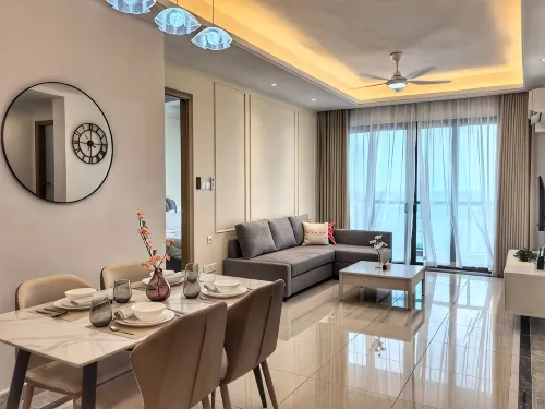 B135008 R&F Princess Cove 2BR, Sea View, JB-SG CIQ, Malls - アパートメント