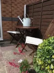 Cosy home in quiet cul-de-sac. Private fenced garden and free parking.