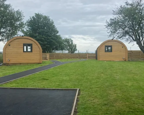 Rural Private Cabin-Scotland-Dumfries and Galloway-Cluaran Cabins-Skiddaw View Hotels in Annan