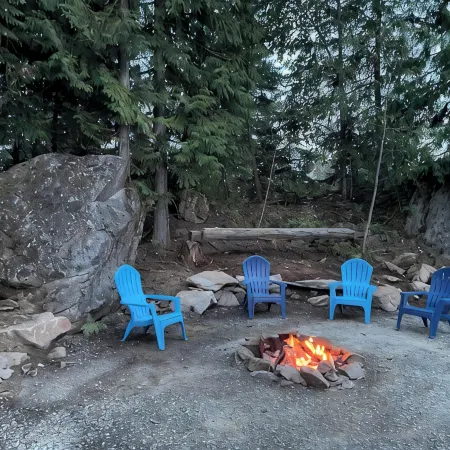 The Raven's Nest Teepee . Nestled in the Selkirk Mountain range, in Naples Idaho