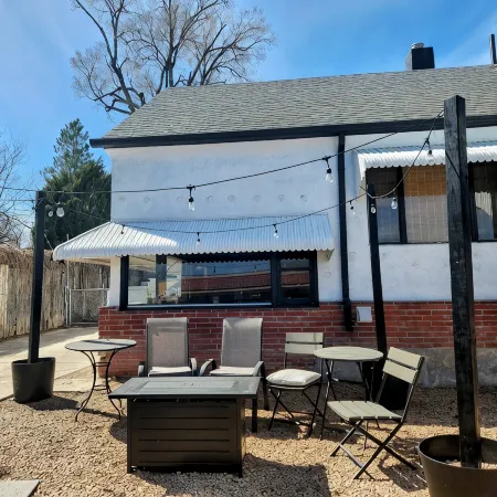 Charming 1938 Pueblo Home with Game Room, Firepit and Boho Bedroom