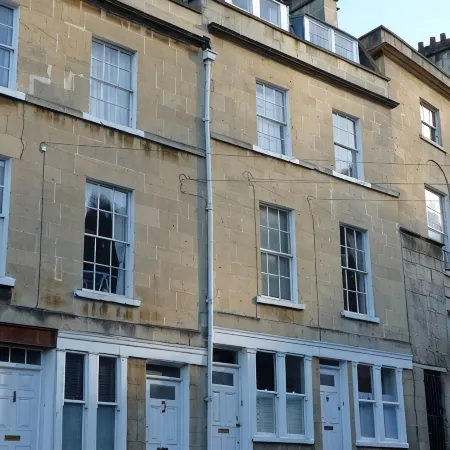 Grade II listed terraced house in Bath, Somerset