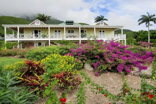 Charming Nevis Cottage with pool and ocean view on grounds of Hermitage Inn - Хоумстей