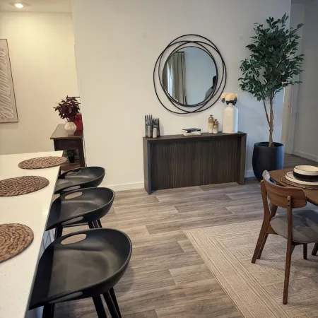 Newly built, stylish 3BR/2BA home in a quiet Bakersfield neighborhood.