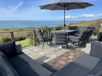 Amazing Sea Views Set in 7 Acres of Fields Dog Friendly on the Welsh Coast Path. - Wifi