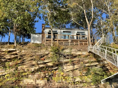 路易斯·史密斯湖畔懸崖最佳景觀溫馨小屋 - 精品