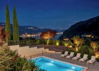 Beautiful 3-room apartment in a residence, pool, balcony, lake view, Lake Garda-Tignale - Pool