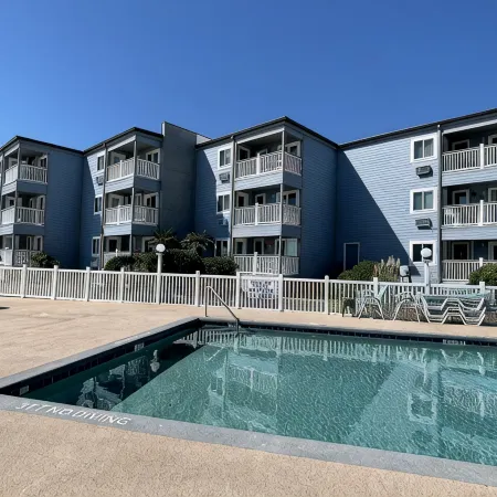 Myrtle Beach Ocean Front condo with private pool, beach access.