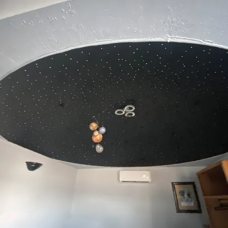 The Galactic Getaway - Lakeside Tiny Home Rental - Queen Bed