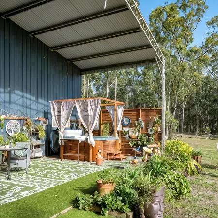 The Studio Retreat perfect for a quiet romantic break. Pet friendly, hot tub.
