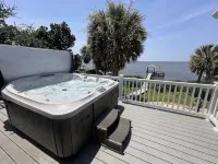 DuckUtopia-Pool/HotTub/Private Dock/0.3mi to Beach Hotels in Duck