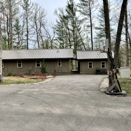 Riverfront cabin, on a secluded section of the Middle Branch, Pere Marquette