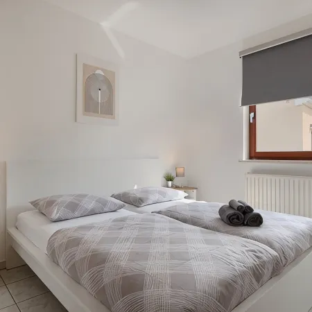 Beautiful spacious apartment (No. 1) with 2 bedrooms 300m to the beach