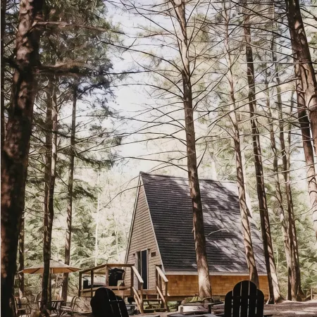 THE LILLIPAD.Off-grid A frame. Sebago lake region!
