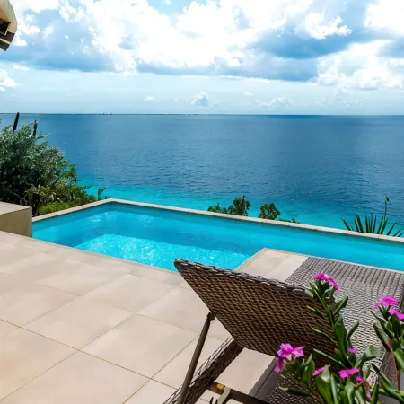 Adobe Style Oceanfront Villa with private pool