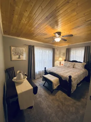 Take it easy at this unique and tranquil getaway in the zaleski state forest. - 3-Star