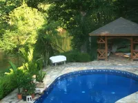 Riverfront, golf course retreat with pool! Hotels in Sharp County