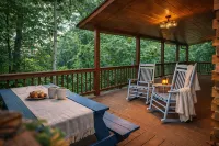 Blue Ridge Mountain Cabin w/ Hot Tub, Firepit, Game Room & Scenic Views