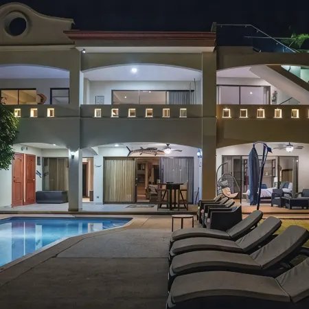 9 Br Luxury Oceanfront Villa South End of Jaco Beach, Nicest Part of Jaco Beach!