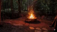 Enjoy 1.3 wooded acres and location to amenities Holly Lake has to offer. - 4-Star