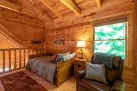Wondertree Mountain Cabin– Luxury 3BR Cabin with Outdoor Hot Tub, Hot Springs NC - 4-Star