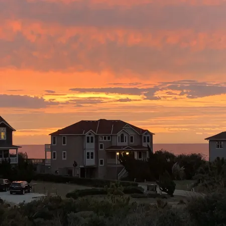 Water Music OBX:  Ocean views, easy beach access, private pool.  Pet friendly.