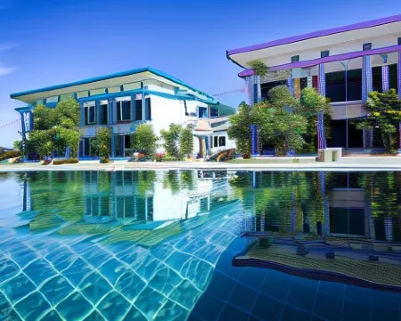 แม่น้ำรีสอร์ท โรงแรมในอำเภอ บางเลน