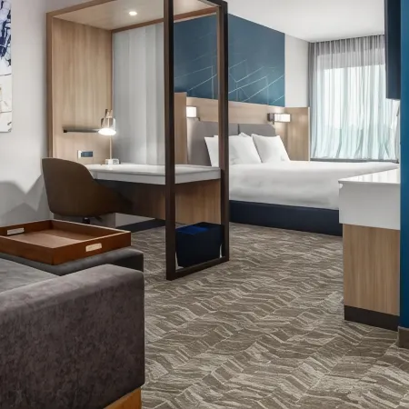 SpringHill Suites Charlotte Airport Lake Pointe Отели рядом с достопримечательностью «Библиотека Билли Грэма»