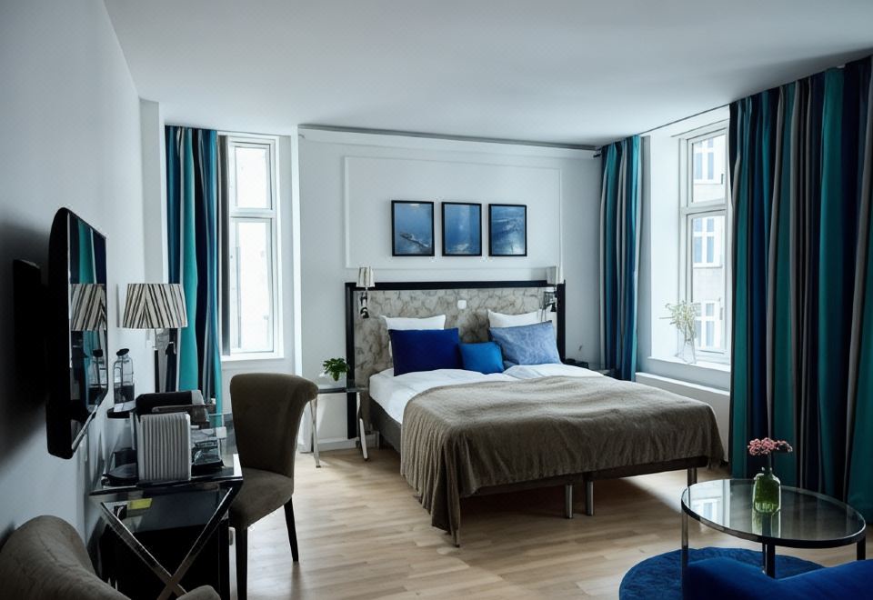 압살론 호텔의 세련된 인테리어