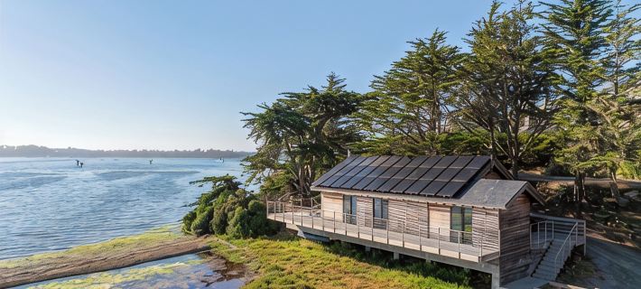 博德加灣度假屋 | 海景, 壁爐 & 燒烤設施 博德加灣住宿飯店