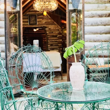 Downtown 1930’s Log Cabin