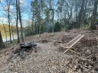 Modern lakefront cabin nestled in the piney woods of East Texas. Pet Friendly! Hotels in Camp County