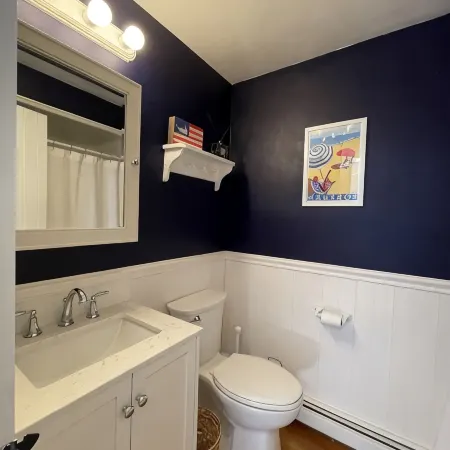 Maushop Village Getaway with Ocean Views, Steps to Private Beach