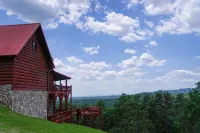 Large Mountaintop Cabin Sleeps 16! Blue Ridge Mountain Views & Wraparound Deck - 4-Star