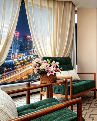 Ninghe • Shumian Hotel (Changchun China-Japan Friendship Hospital Middle East Grand Market Branch) - Balkon