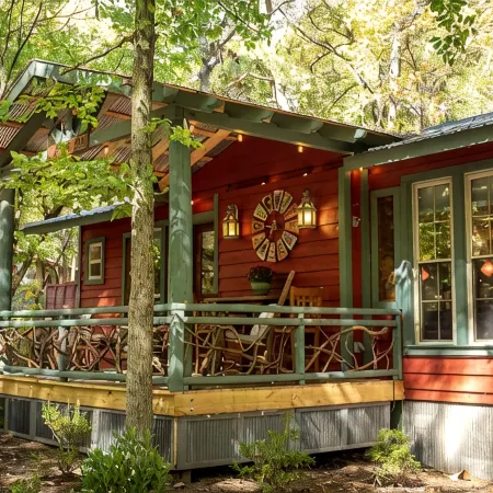 Honeymoon Loft Cabin - Soaking Tub & Fireplace - Walk to Mentone