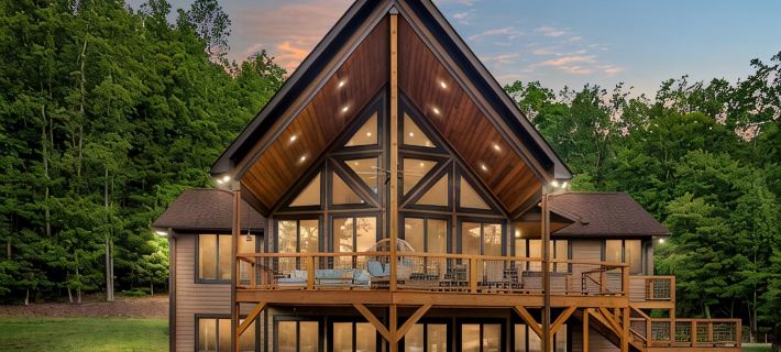 Lakeways A-Frame Near Lake James Game Room · Gym · Golf · Fire Pit · Sleeps 10 맥도웰 카운티 호텔